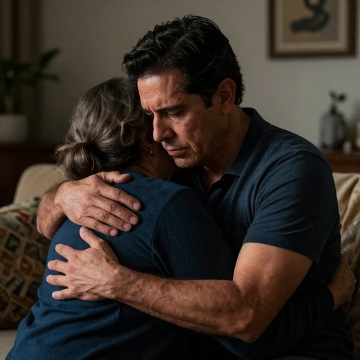 Carlos Alcántara se despidió con dolor de su madre Isabel Vilar