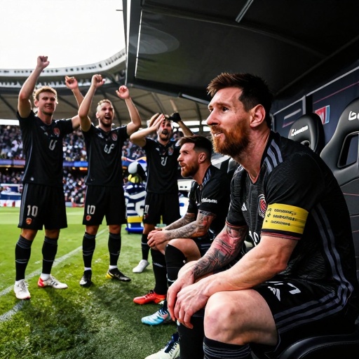 Inter Miami goleado 4-1 ante Nashville SC con Lionel Messi titular