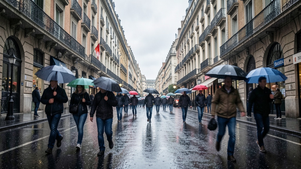 Barcelona registra el día más lluvioso de los últimos 20 años con tormentas torrenciales