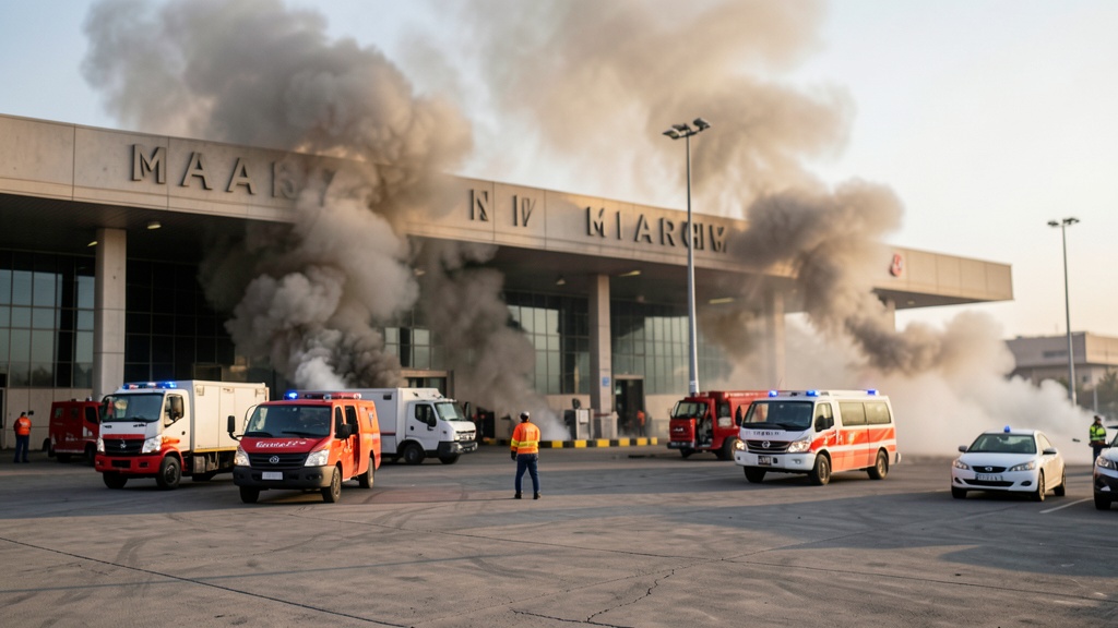 Ataque al Aeropuerto Internacional de Riad: Un muerto y once heridos en la terceraofensiva contra el aeropuerto