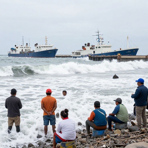 Marina de Guerra cierra 48 puertos peruanos ante oleaje peligroso que paraliza la actividad marítima