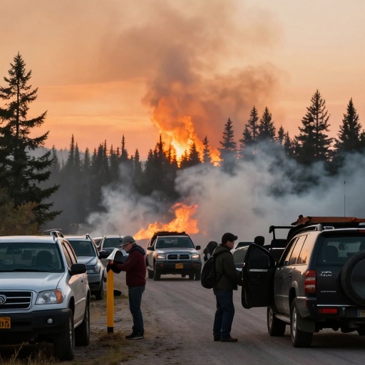 ¡Emergencia total! Incendios devoran Canadá y obligan a evacuar a 20 mil personas